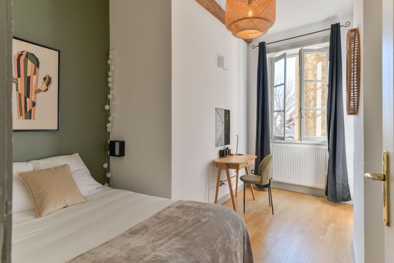 Ferienwohnung Beau Duplex Avec Jardin Et Vue Lyon Exterior foto