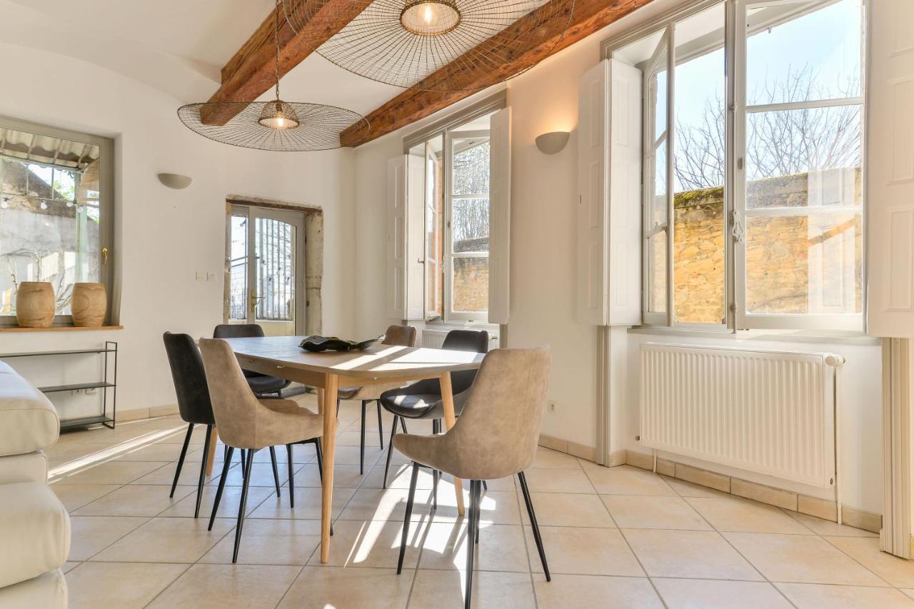 Ferienwohnung Beau Duplex Avec Jardin Et Vue Lyon Exterior foto