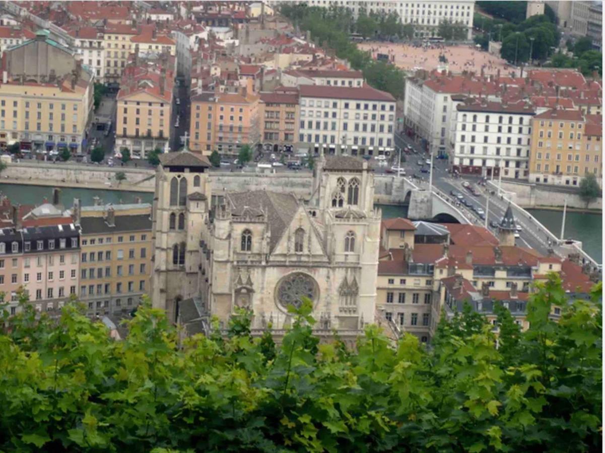 Ferienwohnung Beau Duplex Avec Jardin Et Vue Lyon Exterior foto
